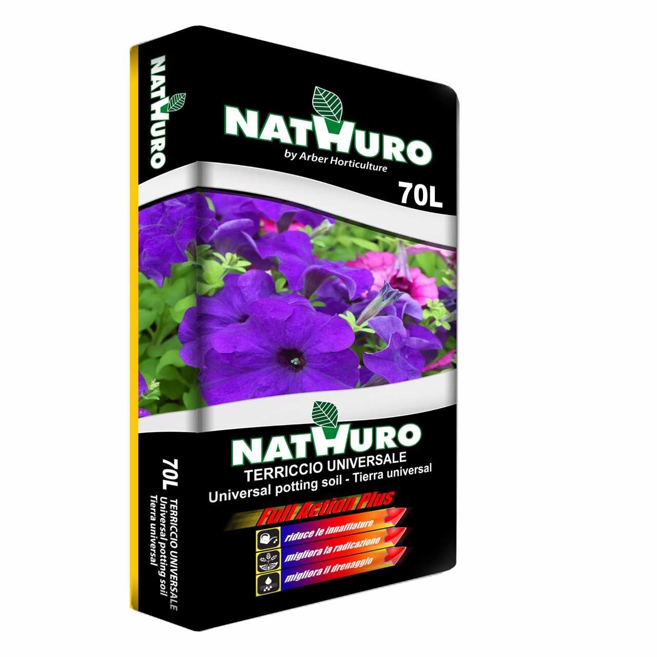 Nathuro Full Action - Substrato universale - Sacco 70 lt